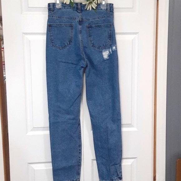 Shein Distressed High Rise Jeans - Picture 11 of 14